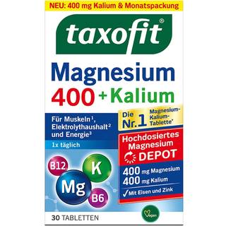 taxofit Magnesium 400 + Kalium Tab 30 586.51 DKK/1 kg