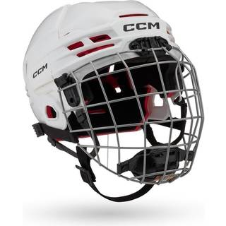 CCM Tacks 70 Combo Hockey Hjelm (Hvid)