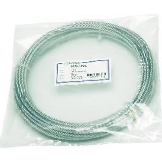 Gunnebo G506810010 Stålwire galvaniseret, 10 m Ø1 mm, 12-leder