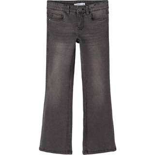 NAME IT Skinny Fit Bootcut Jeans Polly Dark Grey