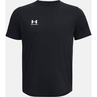 Under Armour Challenger Boys' Training Short Sleeve Black / White YXS (122 - 127 cm)