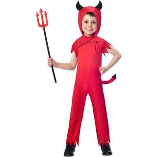 Drenge Djævel Halloween udklædningskostume til 5-6 år
