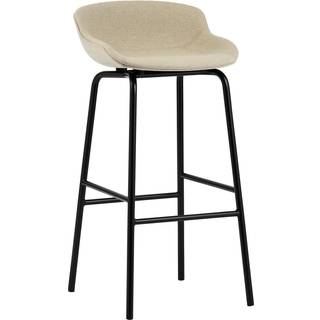 Normann Copenhagen Hyg Barstol 75 Cm Sand / Sort - Barstole Uld Beige - 604090