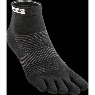 Injinji Men's Run Lightweight Mini-Crew Black, XL