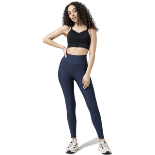 Graphic High Waist Tights - Core Blue