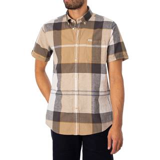 Barbour Herren Kurzarmhemd beige kariert