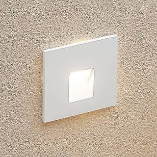 Arcchio LED-indbygningslampe Vexi, 7,5 cm x 7,5 cm, hvid, CCT