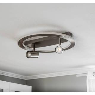 Lindby Berisha LED loftlampe, 3 lyskilder, nikkel