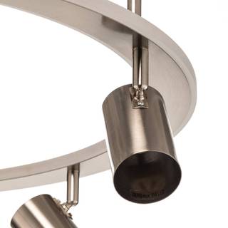 Lindby Berisha LED loftlampe, 6 lyskilder, nikkel