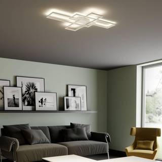 Lindby Tomke LED-loftlampe i hvid, kan dæmpes