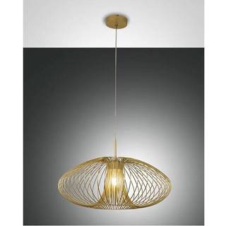 Fassa hængelampe, guld mat finish, Ø 60 cm, metal