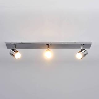 Lindby loftlampe til bad Dejan, 65 cm, 3 lyskilder, krom, IP44
