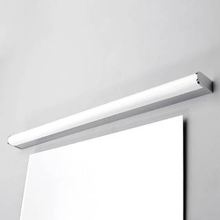 Lindby LED-væglampe Philippa, afrundet, 88 cm, krom, IP44