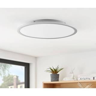 Lindby LED-loftlampe Narima, 4.000 K, Ø 50 cm, sølv