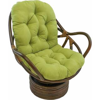 Blazing Needles Mikroruskind Tuftet h?jryg stolepude 48"""" x 24"""" Mojito Lime