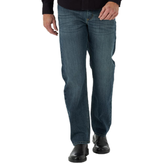 Wrangler herre fri-til-strakt afslappet fit jean marine 38W x 32L