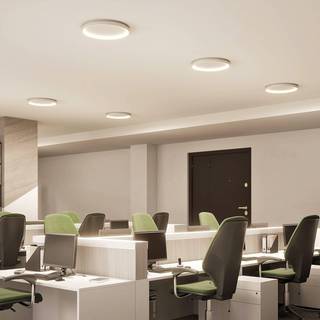 Arcchio LED-loftlampe Vivy, Ø 58 cm, hvid, metal
