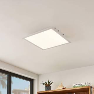 Lindby LED-panel Quais, 40 x 40 cm, hvid, aluminium, 4.000K