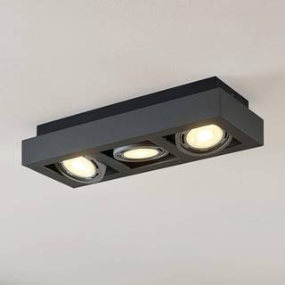 Arcchio loftspot Ronka, 50 cm, 3 lyskilder, grå, GU10