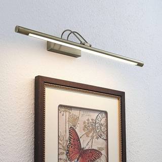 LED-gallerilampe Mailine, patineret messing