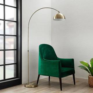 Lindby buelampe Lennar, antik messing, metal, 183 cm