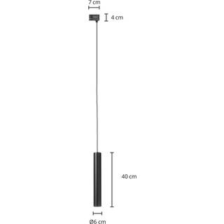 Arcchio Ejona track LED-pendel sort 6/40cm