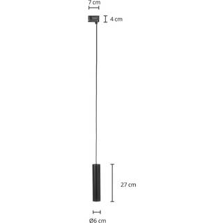 Arcchio Ejona track pendel sort GU10 6/27cm