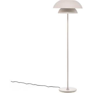 Lucande gulvlampe Kellina, 151 cm, hvid, metal, E27
