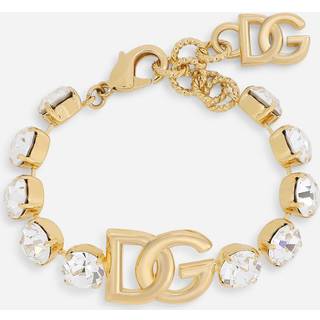Dolce&Gabbana DG embellished bracelet - gold - One Size