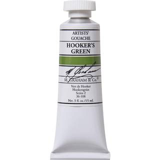 M. Graham 1/2-ounce Tube Gouache Paint Hooker's Green