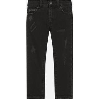 Dolce&Gabbana Kids Straight-leg jeans - black - Y 2