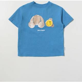 Palm Angels Kids Bear cotton jersey T-shirt - blue - Y 8