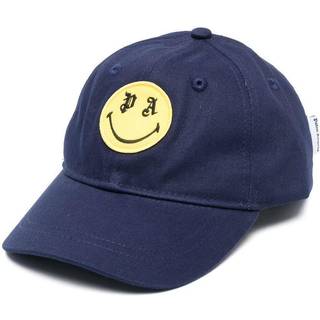Palm Angels Kids Cotton baseball cap - blue - I