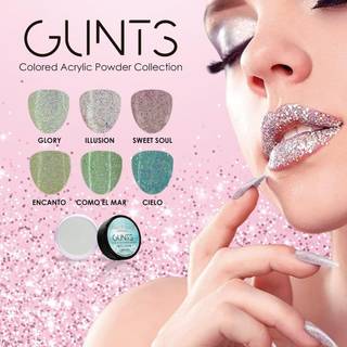 Legacy Nails Professional Collection Acrylic Powder Kit 6 farver neglekunst sæt til manikyr DIY til dip & akryl negleudvidelser (Glints Collectio