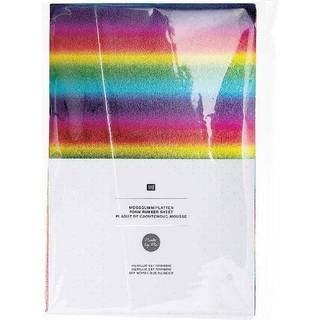 Moosgummimix 2mm 20x30cm 10 Farben - Metallic