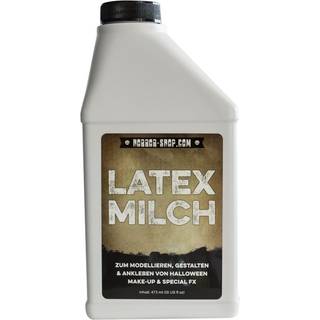 Flasche Flüssiglatex als Latexmilch