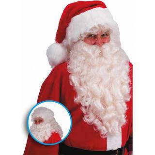 Weihnachtsmann Perücke mit Bart 60cm