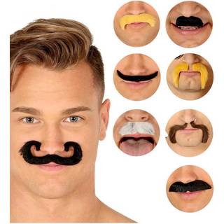 Selbstklebendes Schnurrbart Set 6 St.
