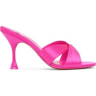 Christian Louboutin Nicol Is Back 85 satin mules - pink - EU 37