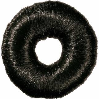 Comair Hair Donut Round, Black, 9 cm 18 gr