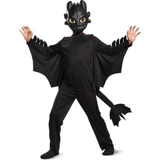 Tandløs klassiker Sådan træner du din Dragon Child Costume Kids Størrelse (7-8) Sort