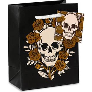 Skulls & Roses Geschenktasche 14x11cm
