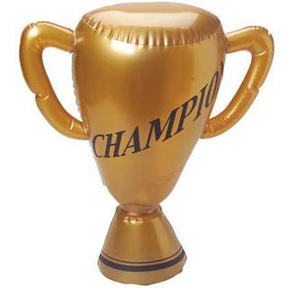 Aufblasbarer Pokal gold