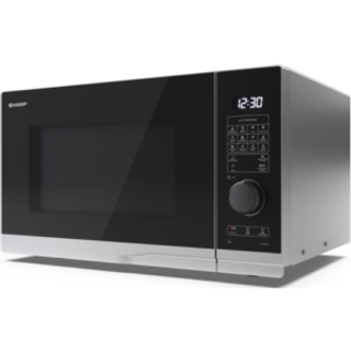 Sharp Premium series YC-PG254AE-S - microwave oven with grill - freestanding - silver