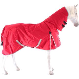 Weatherbeeta Comfitec Classic Combo Neck Medium Horse Blanket Red/Silver/Navy 78 """"