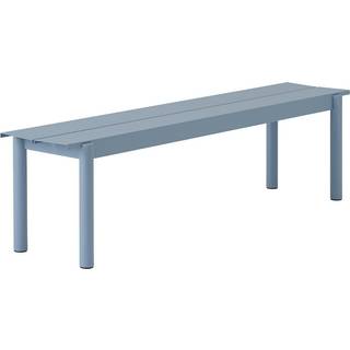 Muuto Linear Steel Bænk 170 X 34 cm Pale Blue