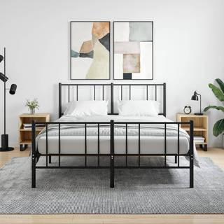 Sengebord 40X30X50 Cm Konstrueret Træ - 2 / Sonoma-eg