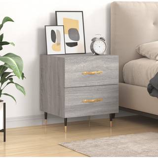 Sengebord 40X35X47,5 Cm Konstrueret Træ - 1 / Grå sonoma-eg