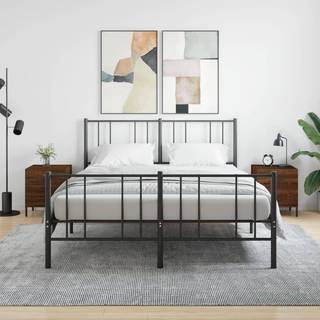 Sengeborde 40X35X47,5 Cm Konstrueret Træ - 2 / Brun eg