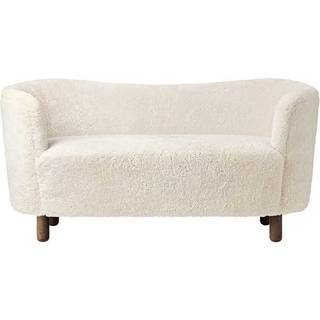 Audo Mingle Sofa  Sheepskin Off White Smoked Oak
